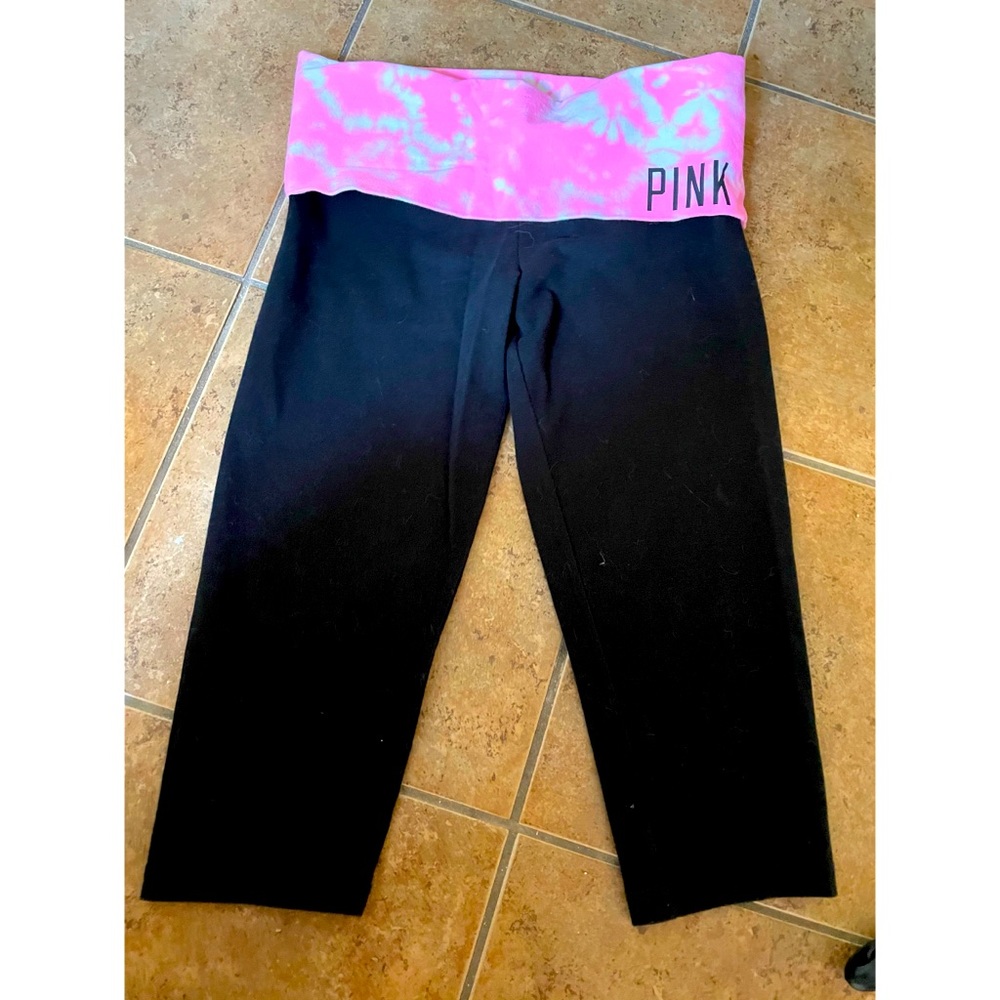 Pink Victoria’s Secret Capri leggings